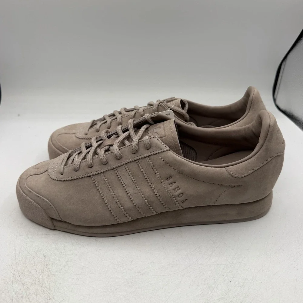 Adidas Oyster Holdings Vintage Samoa Pigskin Shoes Mens Sz 10.5 Pantone B27735